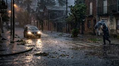 Lanzaron un alerta "naranja" para La Plata y el AMBA:  ráfagas, caída de granizo y fuerte actividad eléctrica