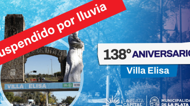 Suspendieron los festejos por el 138° aniversario de Villa Elisa