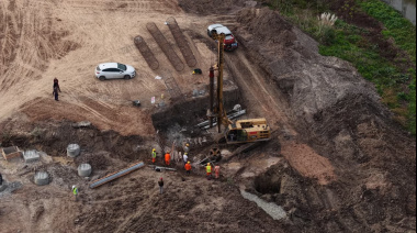 Autopista Buenos Aires-La Plata: Avanza la obra en City Bell que beneficiará a 36 mil usuarios