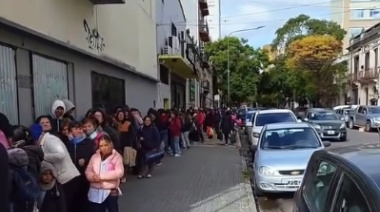 Dos cuadras de cola por la apertura del 3° local de una empresa de importados en La Plata