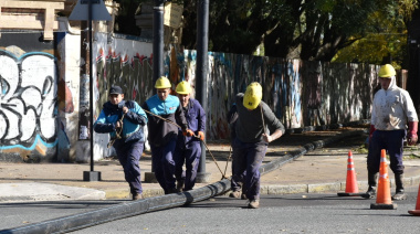 Avanzan las obras para mejorar el servicio de agua en el barrio Hipódromo