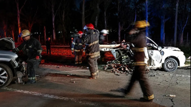 Cinco personas murieron en San Vicente tras un choque en la Ruta Provincial 6