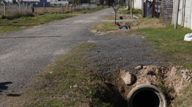 Comenzó la fase final de la 1° etapa de una obra hidráulica en el barrio Savoia