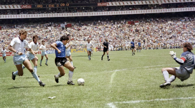 Recordarán los 40 años del histórico “Gol del Siglo” de Diego Armando Maradona
