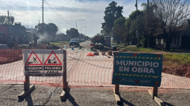 Cortaron el tránsito hasta el martes en 72 entre 142 y 143 por arreglos en la vía pública