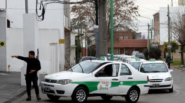Transportistas de La Plata protestaron este martes por la falta de GNC