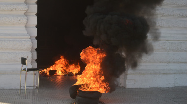 La Municipalidad de La Plata realizó una denuncia penal por los destrozos en el Palacio