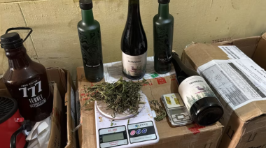 Desbaratan una organización que producía y comercializaba un fernet con cannabis