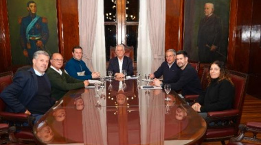 Alak se reunió con el presidente del Club 19 de febrero de Villa Elvira