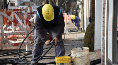 La Plata: con más de 92.300 metros de cañerías avanza la renovación de la red de agua