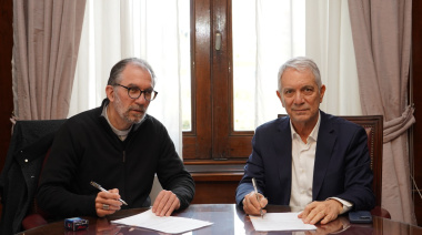 Alak y Carrara firmaron un convenio para asistir a personas en situación de calle