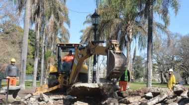 La Municipalidad de La Plata inicia una nueva etapa de obras en el Parque Saavedra