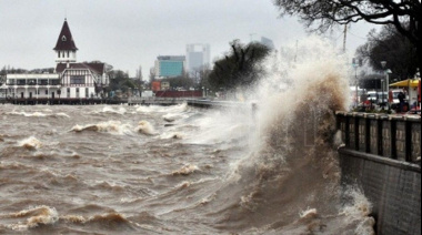 Rige un aviso por crecida del Río de la Plata para Capital y el conurbano bonaerense