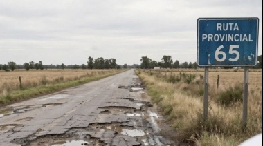 Reclaman la reparación integral de la Ruta Provincial 65 "de manera inmediata"