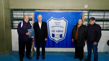 El Club Centro Comunidad Rural de Los Hornos recibió un subsidio para financiar reformas