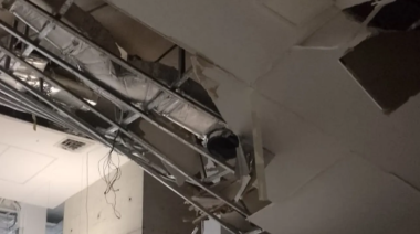 Se derrumbó parte del techo de la Casa Sandra Ayala Gamboa de La Plata