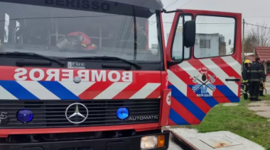 Una mujer de 96 años quedó atrapada en su casa de Berisso durante un incendio