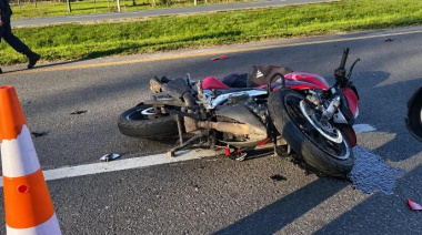 Un motociclista murió en un accidente de tránsito en la Ruta 2, cerca del Autódromo