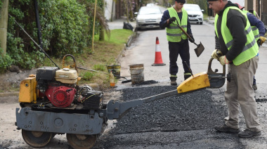 El Municipio concretó trabajos de pavimentación en la zona norte y sur de la ciudad