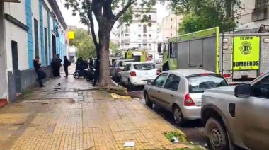 Un incendio afectó esta mañana la Escuela de Educación Media Nº 31 de La Plata