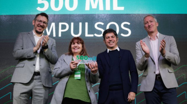 Kicillof celebró en La Plata el crédito N°500.000 de Provincia Microcréditos