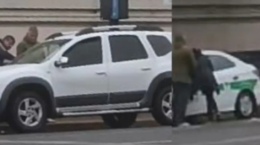 Taxistas confundieron a un conductor con un chofer de aplicaciones y lo increparon