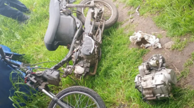 Desmantelaron un galpón clandestino destinado al desguace de motos robadas