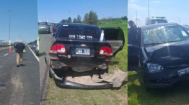 Un chancho provocó un choque múltiple en la Autopista Buenos Aires - La Plata