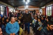En la presentación del Plan de Desarrollo en Etcheverry, Alak anunció obras para esa localidad: escuelas, pavimento, agua y cloacas