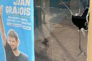 El partido de Grabois denunció que en La Plata vandalizaron su local de Plaza Italia