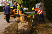 Alak recorrió la puesta en marcha de obras en Gonnet