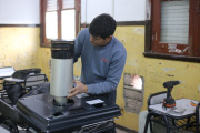 Instalaron estufas, repararon equipos de calefacción y colocarán una caldera en la Secundaria N° 62 de La Plata