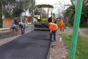 Progresa la obra hidráulica y vial sobre la calle 80 en Altos de San Lorenzo