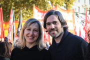 Myriam Bregman y Nicolás del Caño en La Plata