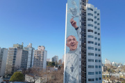 La Plata: inauguran el mural del Papa Francisco más grande del mundo