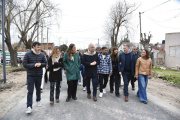 Alak inauguró nueva pavimentación y obras hidráulicas en Melchor Romero