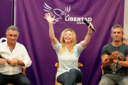 Karina Milei fue la figura central de un congreso libertario bonaerense con 750 dirigentes