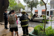 Sacó a su hija de la escuela en La Plata, se le prendió fuego el auto y logró sobrevivir para contarlo