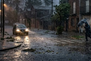 Lanzaron un alerta "naranja" para La Plata y el AMBA:  ráfagas, caída de granizo y fuerte actividad eléctrica