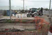 La obra hidráulica que se ejecuta sobre calle 173 entre 524 y 526 entró en su etapa final