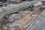 La Municipalidad de La Plata clausuró la construcción de una estación de servicio