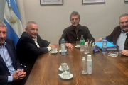 Reapareció Sergio Massa, en una reunión con representantes del Colegio de Martilleros