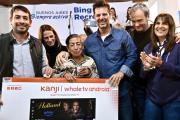 En La Plata más de 350 adultos mayores cantaron "Bingo", con música, premios y alentando a la Selección