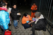 En La Plata intensifican la asistencia a personas en situación de calle por las bajas temperaturas