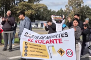Vecinos de El Peligro harán otra protesta para pedir seguridad vial en la Ruta 2