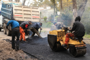 En la última semana se realizaron distintos trabajos en calles en La Plata
