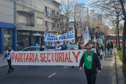 ATE y AEMOPBA marchan al Ministerio de Economía por la paritaria de Infraestructura