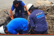 ABSA realiza trabajos en la Planta Depuradora de Líquidos Cloacales de Berisso