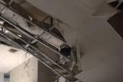 Se derrumbó parte del techo de la Casa Sandra Ayala Gamboa de La Plata