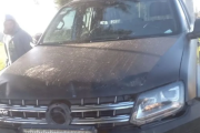 Dos hombres chocaron esta madrugada con su camioneta en San Carlos y escaparon